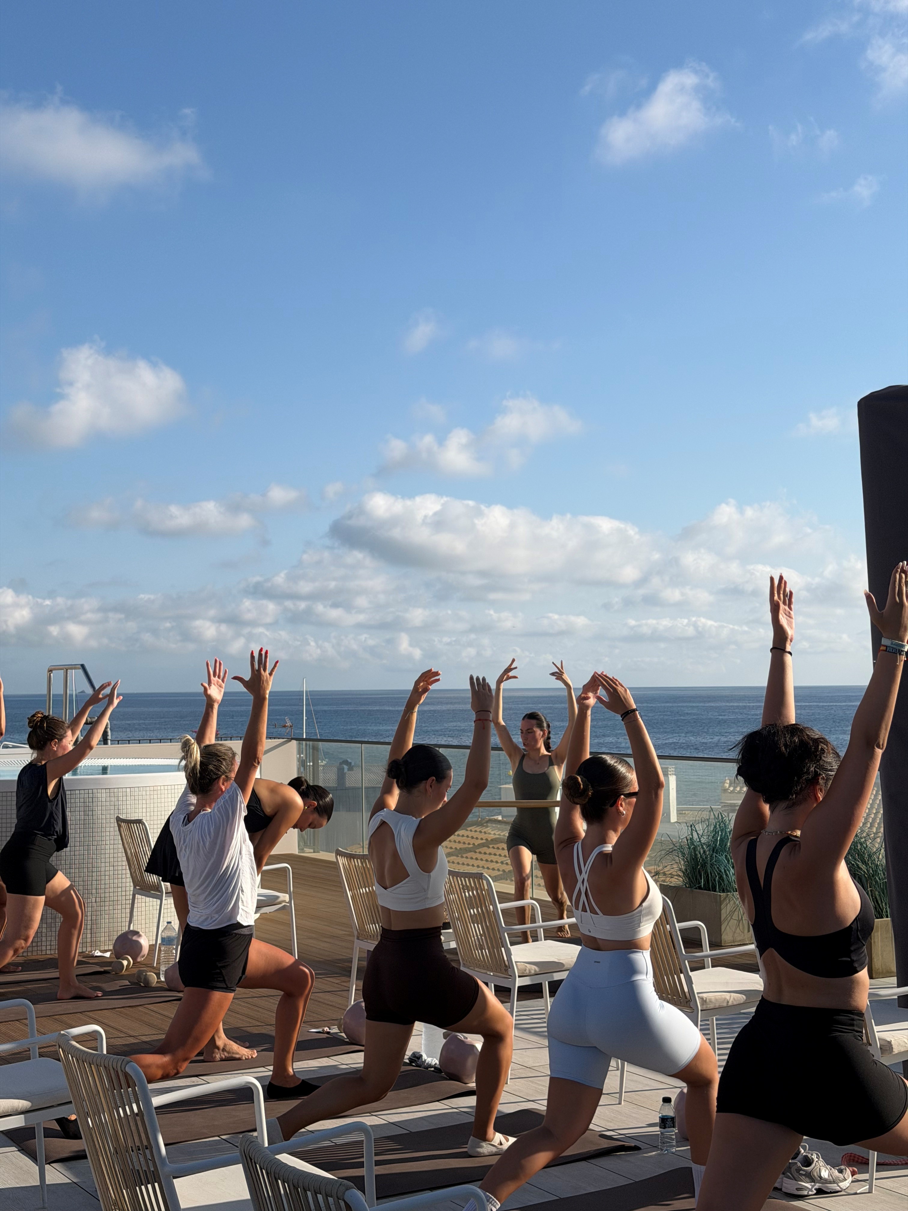 Clase de Barre frente al mar
